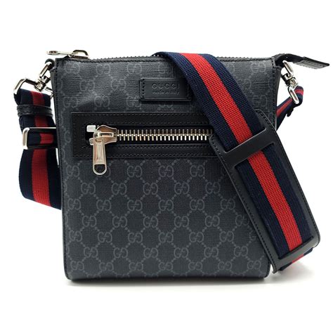 gucci messenger bag brown|gg black small messenger bag.